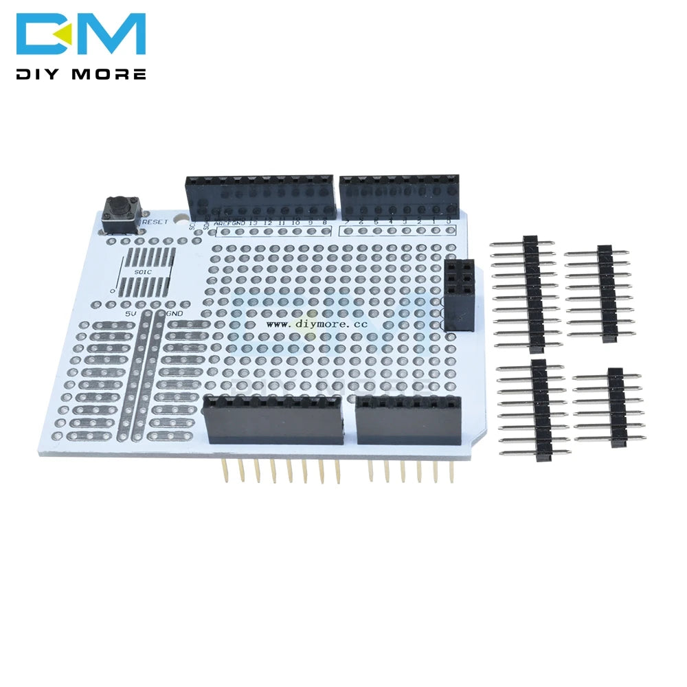 Prototype PCB Expansion Board For Arduino R3 Development Board Module PRGMR Breadboard Reset DIY KIT With Pins