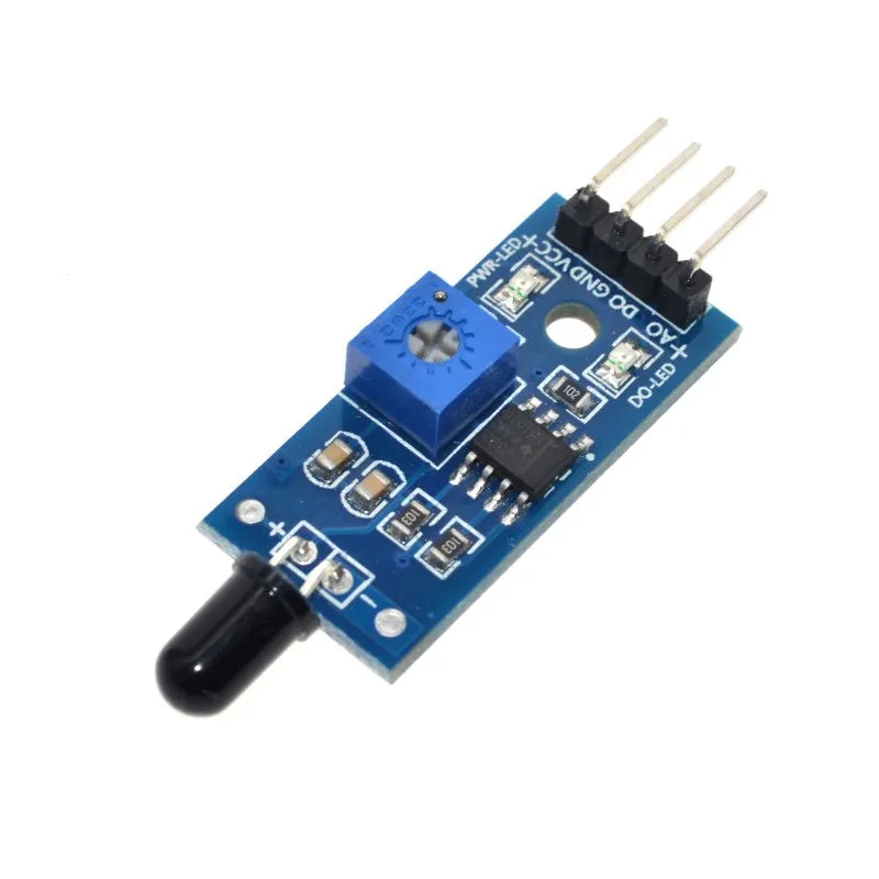 LM393 3 / 4 Pin IR Flame Detection Sensor Module Fire Detector Infrared Receiver Module for arduino Diy Kit