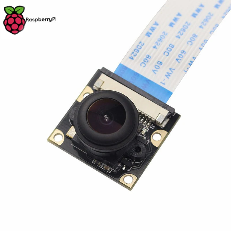 Raspberry Pi 4 Camera Night Version with 150 Degree Wide Angle 5M Pixel 1080P Module Also Support Rpi3