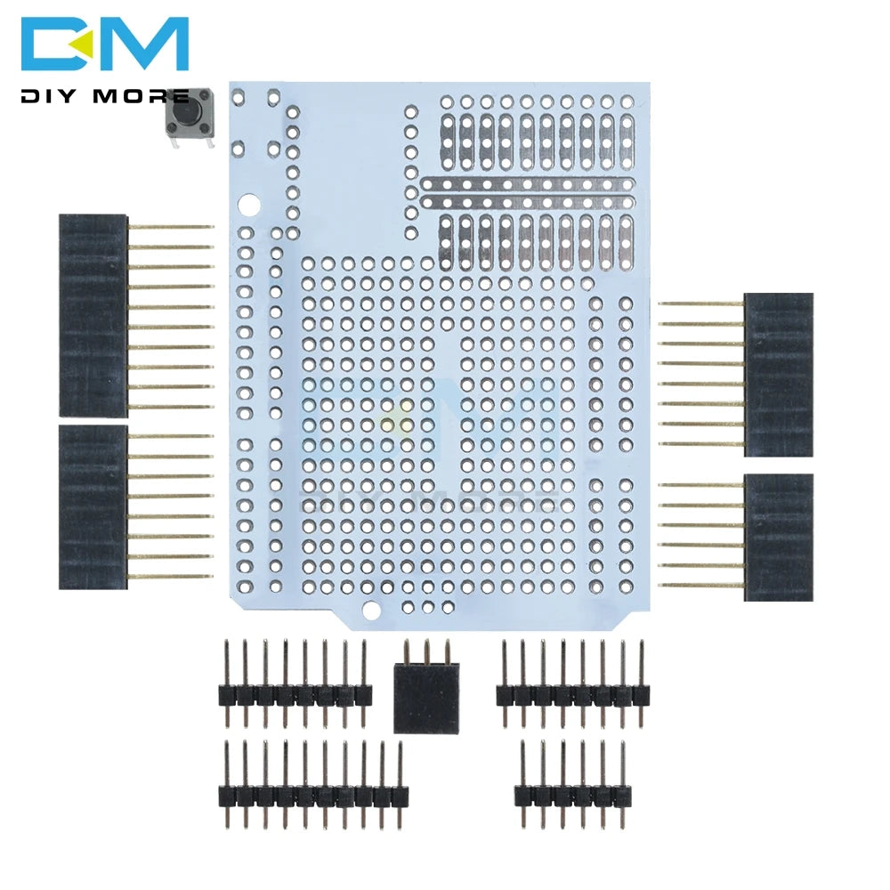 Prototype PCB Expansion Board For Arduino R3 Development Board Module PRGMR Breadboard Reset DIY KIT With Pins