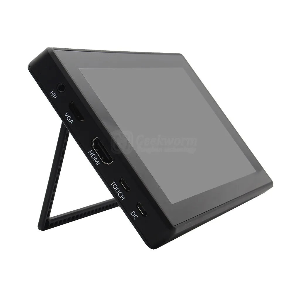 Raspberry Pi 4 Model B/ 3B+/ 3B 7 inch 1024x600 IPS Capacitive Touch Screen 7" Monitor Display w/ Case Bracket OSD Menu