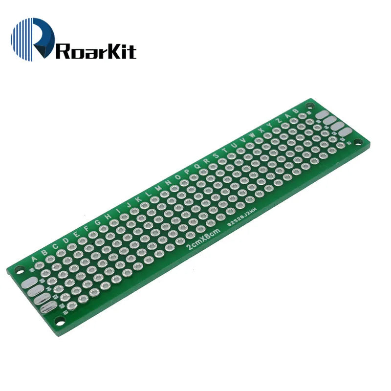 20pcs 5x7 4x6 3x7 2x8cm double Side Copper prototype pcb Universal Board Fiberglass board for Arduino