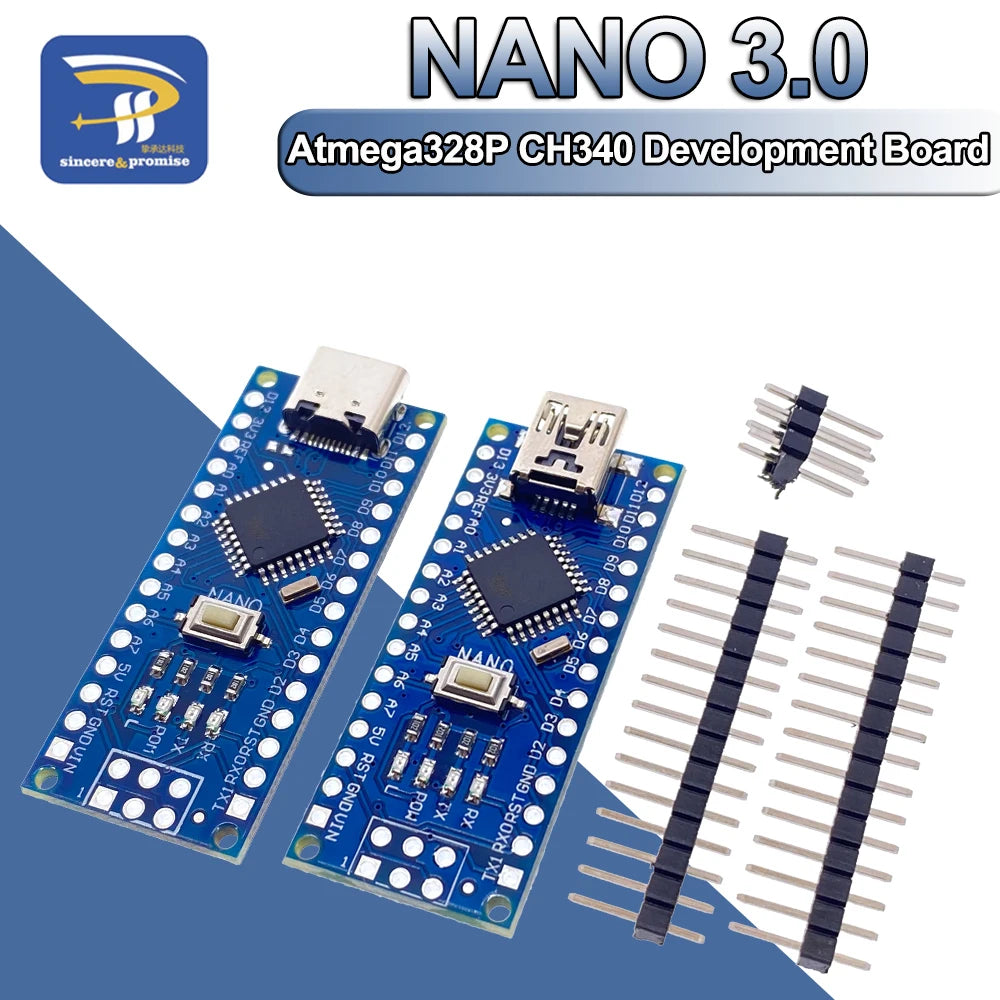 MINI Type-C Nano 3.0 USB V3.0 ATmega328P CH340G 5V 16M Module Micro-Controller Board for Arduino 328P CH340C CH340 Atmega328