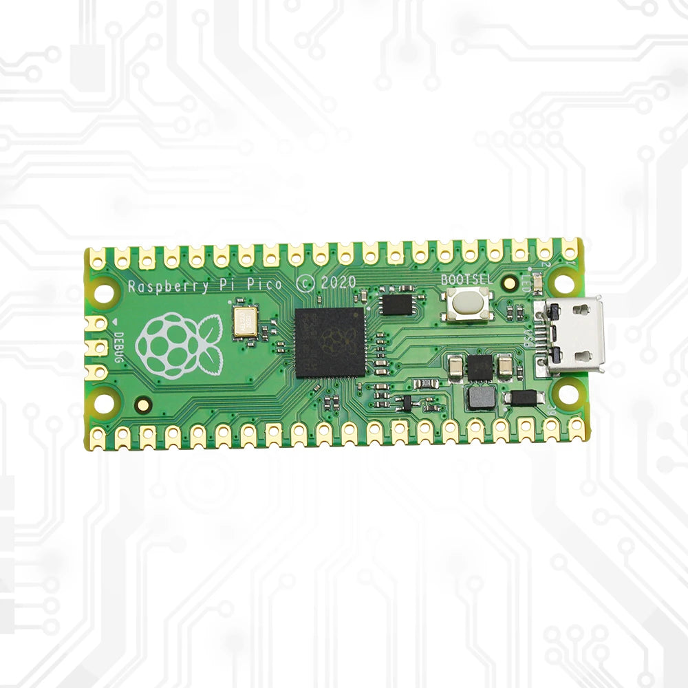 Official Raspberry Pi Pico Board RP2040 Dual-Core 264KB ARM Low-Power Microcomputers High-Performance Cortex-M0+ Processor