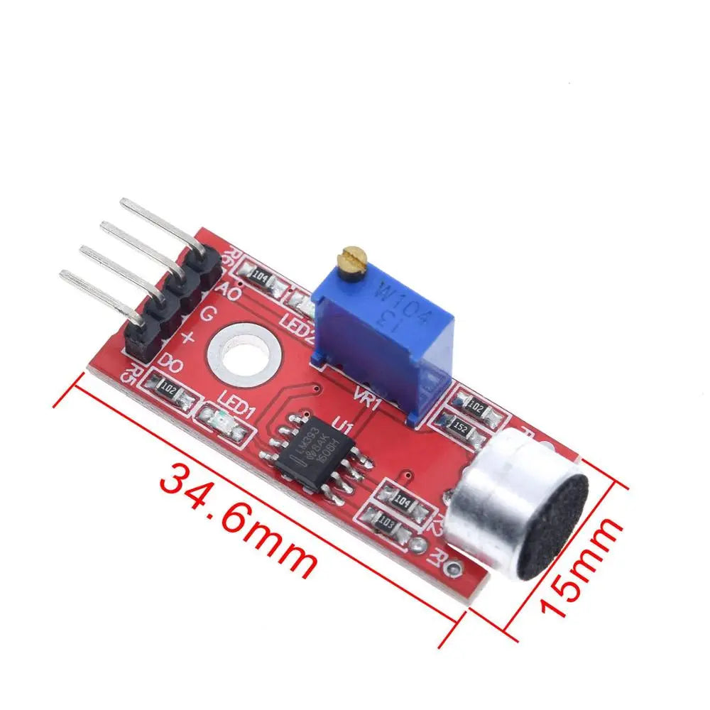 Sound sensor module sound control sensor MAX4466 MAX9814 switch detection whistle switch microphone amplifier For Arduino