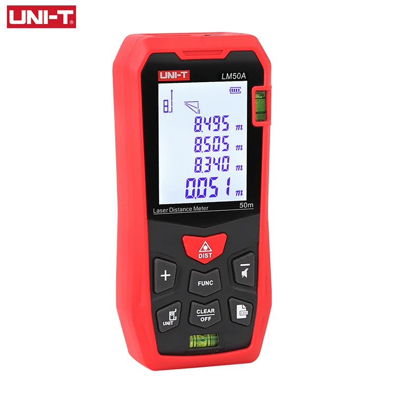 UNI-T Laser Rangefinder LM50A LM70A LM100A LM120A Laser Distance Meter Digital Range Finder Tape Measure