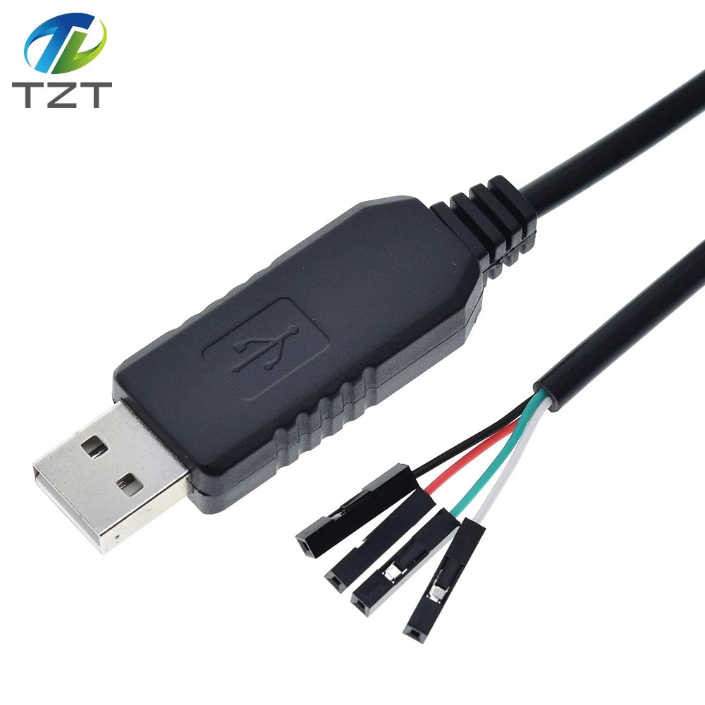 PL2303 PL2303HX/PL2303TA USB To RS232 TTL Converter Adapter Module with Dust-proof Cover PL2303HX for arduino download cable