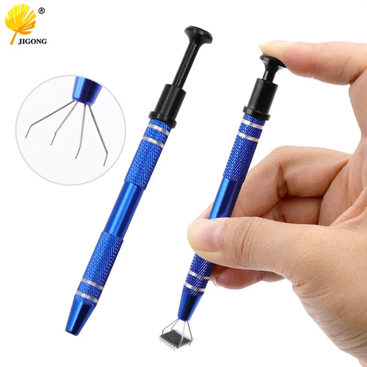 Mobile phone computer IC extraction tool electronic components grabber cotton picker computer chip tweezers polishing tool