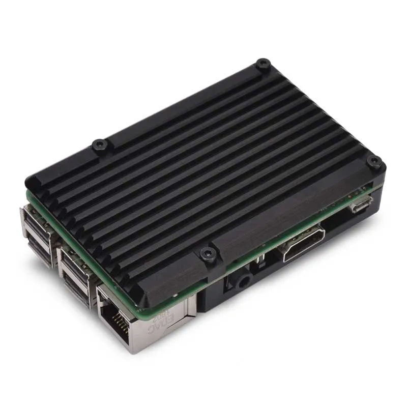 Aluminum Case Alloy Armor with Cooling Heatsink Dual Fan for Raspberry Pi 3 module B