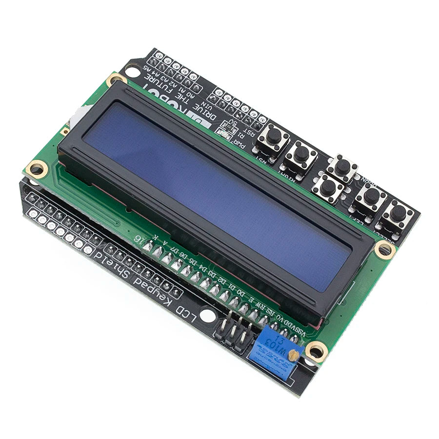 LCD Keypad Shield LCD1602 LCD 1602 Module Display blue screen For Arduino