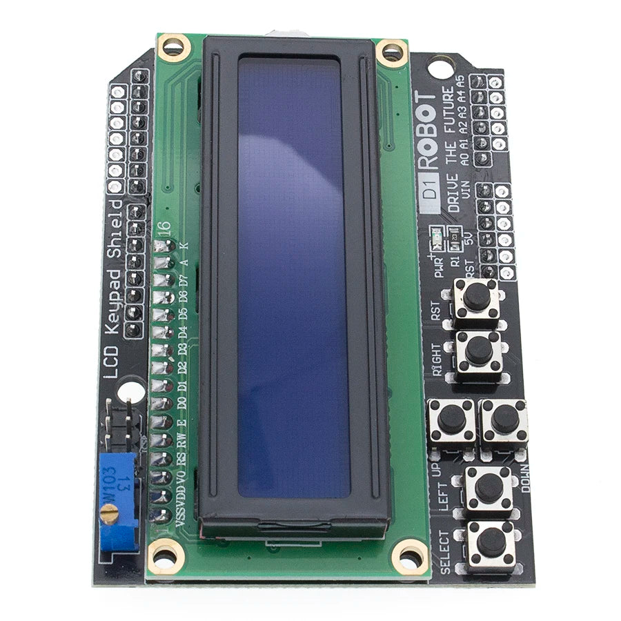 LCD Keypad Shield LCD1602 LCD 1602 Module Display blue screen For Arduino