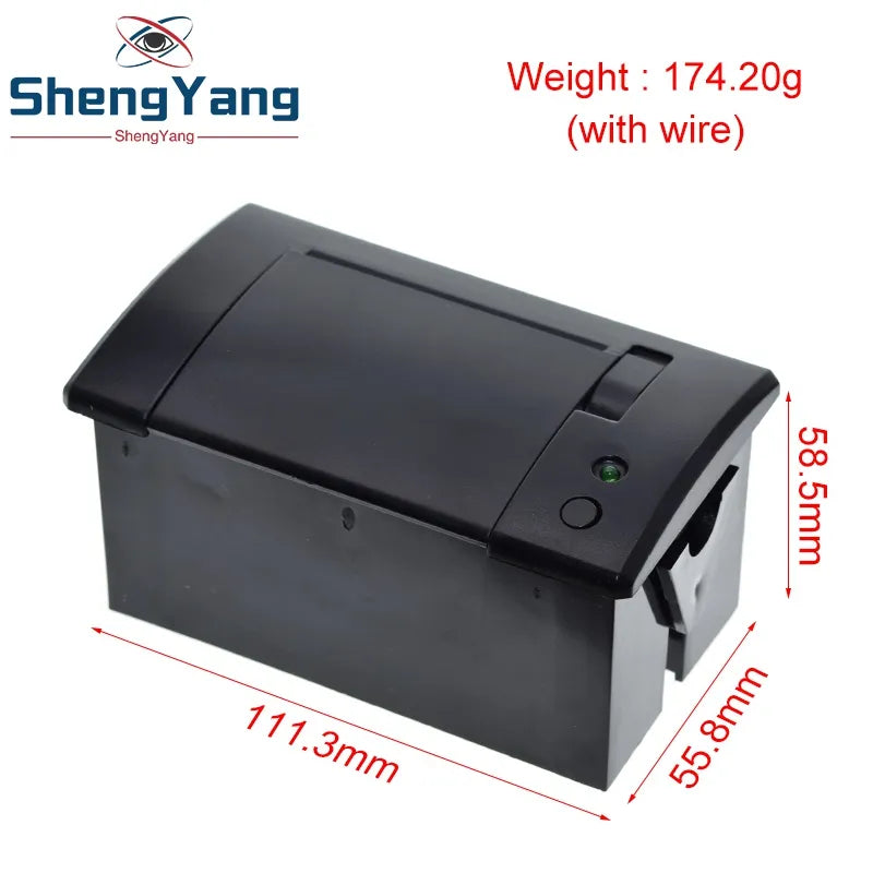 58mm mini thermal printer Embedded POS Receipt Tickets Printer with interface  RS232 / TTL use with 5v-9v for arduino android