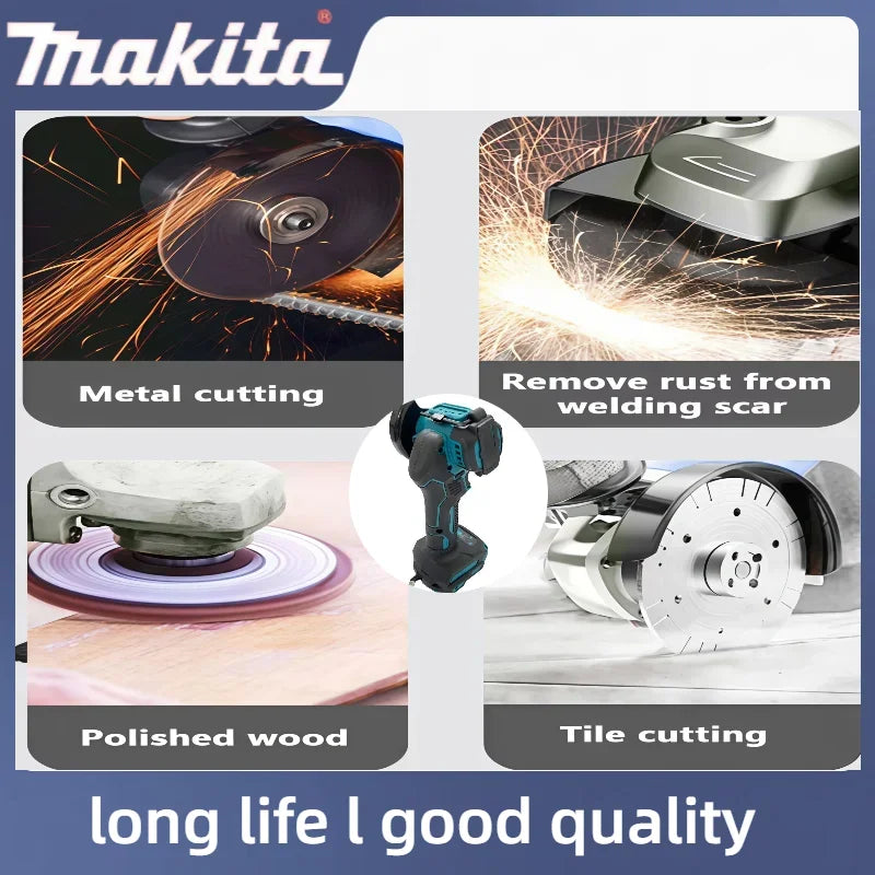 Makita  3 Inch New Mini Angle Grinder Cordless 3 Inch Electirc CUT OFF Tool Cutting Circular Saw Power Tool 18V Battery