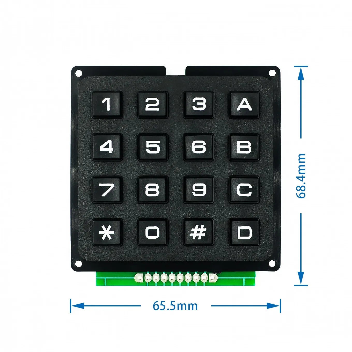 3*4 4*4 Matrix Switch Keyboard Keypad Array Module ABS Plastic Keys 4x4 3x4 12 16 Key Button Membrane Switch DIY Kit for Arduino