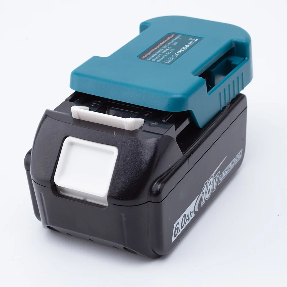 Power Bank Charger For Makita 18V Lithium Battery With USB With Type-C for Laptop Mobile Phone Fast Charging(NO Battery)