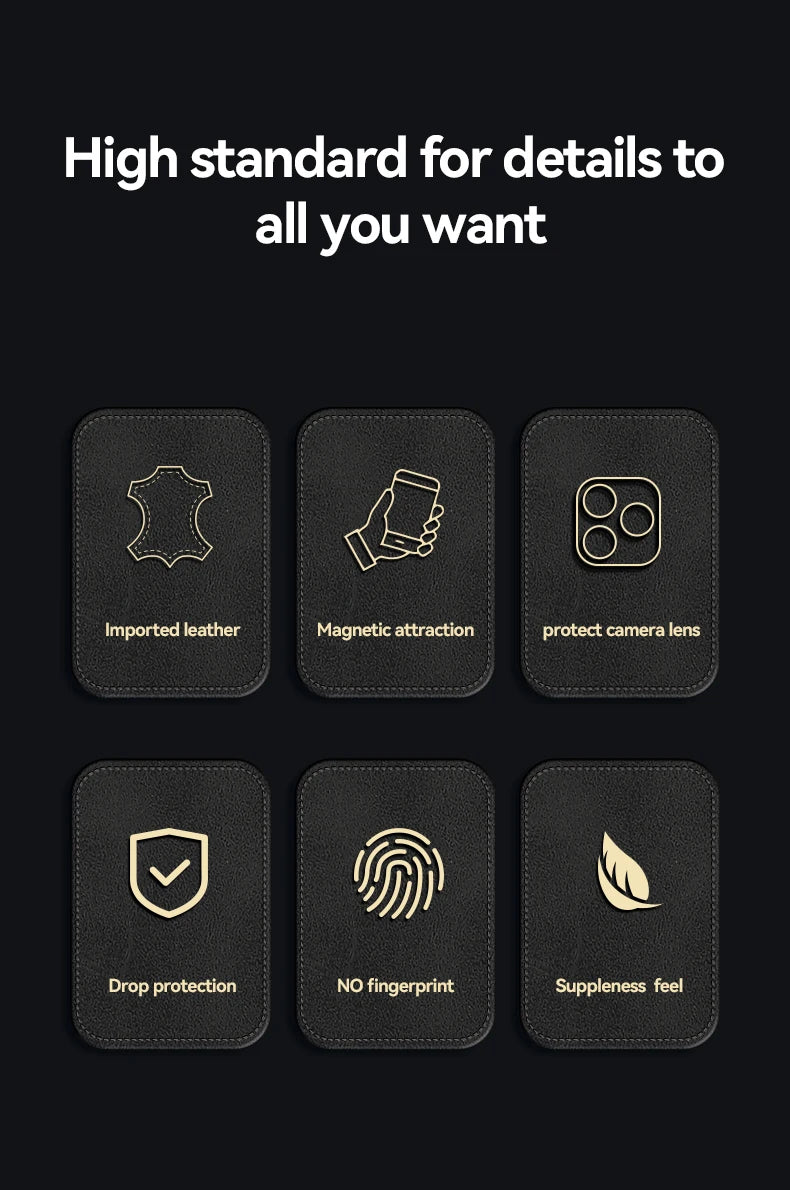 Magnetic Sheepskin Leather Case For Samsung Galaxy S25 S24 S23 S22 S21 S20 Ultra FE S25 Edge S10 S9 Plus Soft Shockproof Cover