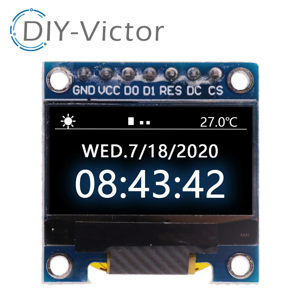 0.96 inch IIC Serial 4pin 7Pin White/Blue/Yellow OLED Display Module 128X64 I2C SSD1306 LCD Screen Board for arduino oled