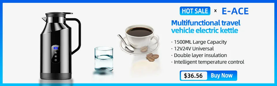 E-ACE 2K Car DVR WIFI GPS Stream Media Mirror Optional 1080P Car Video Camera Night Vision Loop Recording 24H Parking Black Box