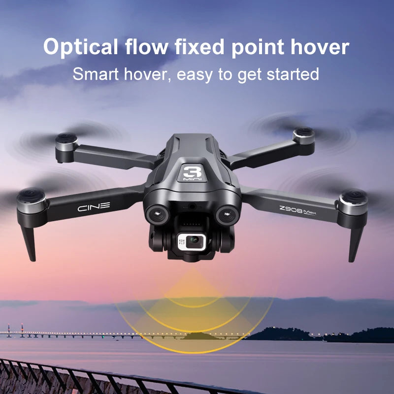 Lenovo Z908Pro Max Drone Professional 8K Dual HD Camera Aerial Photography Aircraft WiFi GPS Brushless Drone Free Shipping