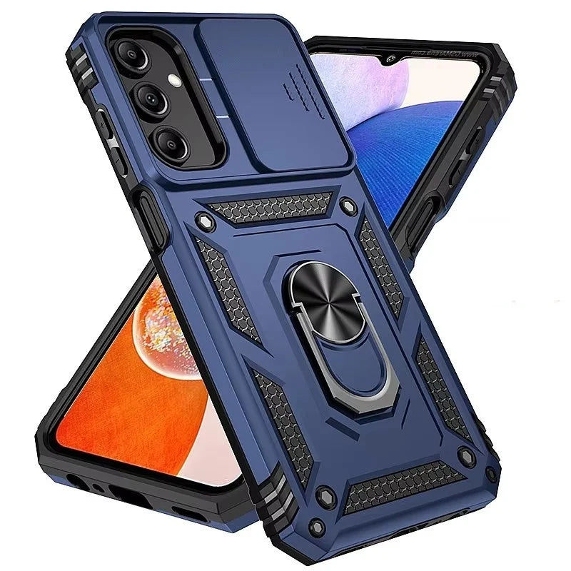 Funda For Samsung Galaxy A16 A26 A36 A56 5G Case Slide Lens Camera Protector Armor Phone Case For Galaxy A06 A 56 36 Back Cover