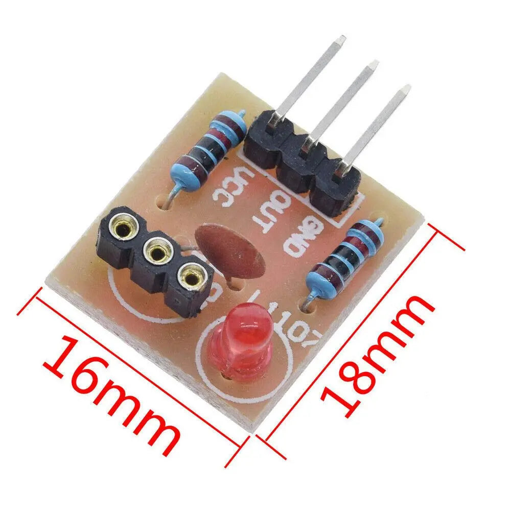 1 Set KY-008 Laser Transmitter +Laser Receiver Sensor Module Non-modulator Tube Laser Sensor Module for Arduino AVR