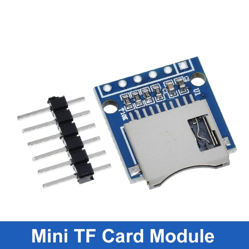 D1 Mini TF Card Module Micro SD Storage Expansion Board Mini Micro SD TF Card Memory Shield Module With Pins for Arduino ARM AVR