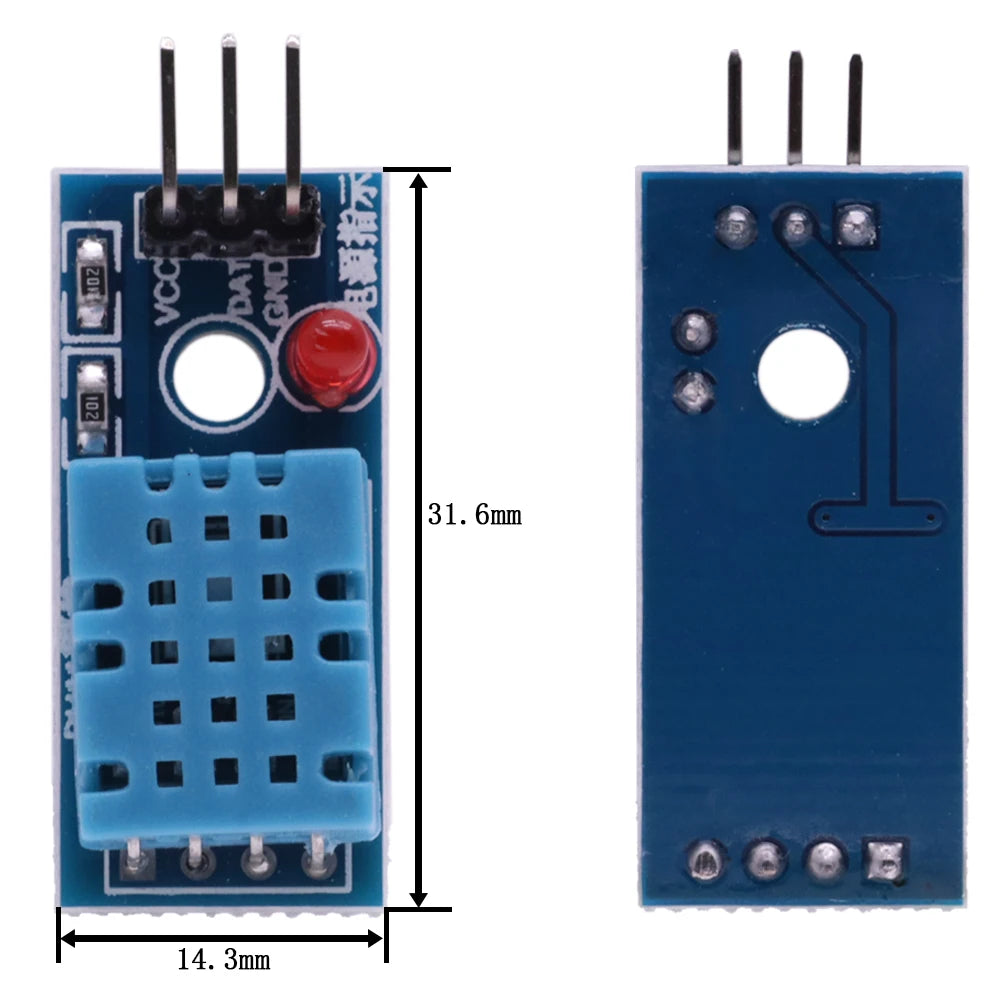 Digital Temperature And Humidity Sensor DHT11 LED Modules MW33 Board Electronic Building Blocks With Dupont Line For Arduino DIY