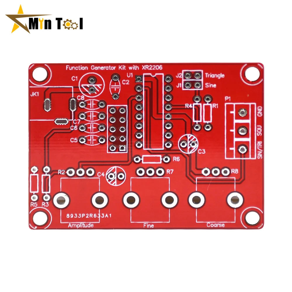 XR2206 1Hz-1MHz Signal Generator Sine/Triangle/Square Output Signal Generator Frequency Amplitude DIY Kit Electronic Component