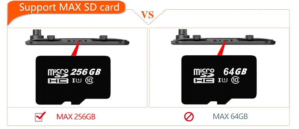 E-ACE 2K Car DVR WIFI GPS Stream Media Mirror Optional 1080P Car Video Camera Night Vision Loop Recording 24H Parking Black Box