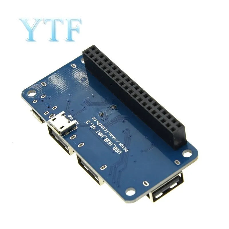 4 Ports USB HDM HUB HAT For Raspberry Pi 3 / 2 / Zero W Extension Board USB To UART For Serial Debugging Compatible With USB
