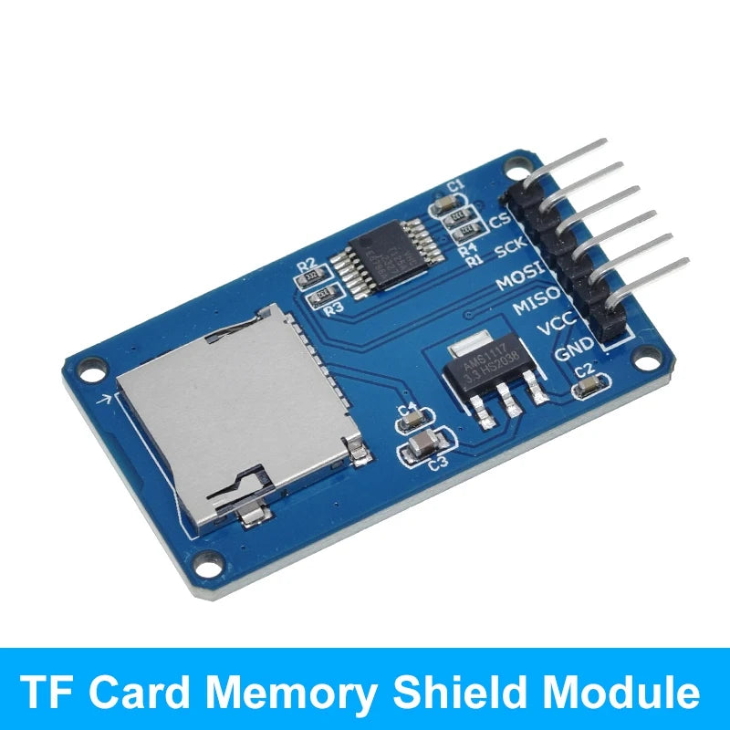 D1 Mini TF Card Module Micro SD Storage Expansion Board Mini Micro SD TF Card Memory Shield Module With Pins for Arduino ARM AVR