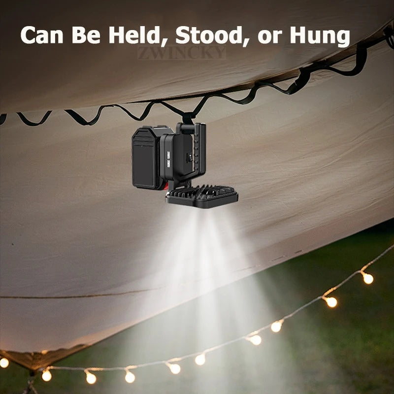 LED Working Light Lantern For Makita 18V Li-ion Battery Emergency Lamp Flashlight Torch Spotlight With Dual USB Camping Lighting
