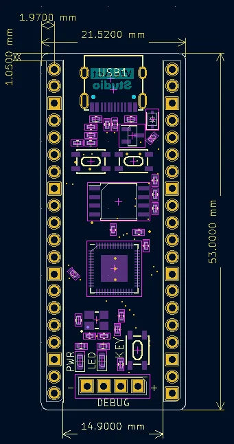 Raspberry Pi Pico Board RP2040 2MB 4MB 8MB 16MB  Support  Micropython /C/C++、CircuitPython