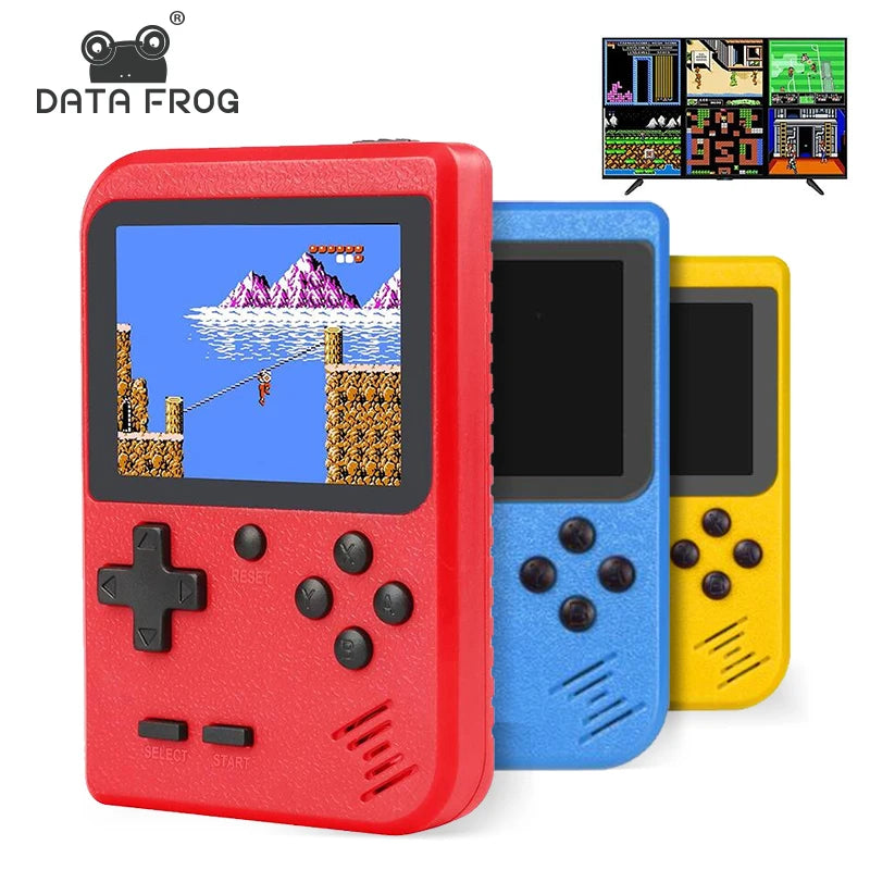 8-Bit 3.0 Inch Retro Portable Video Game Console Built-in 400 Classic Game Color LCD Mini Video Game Console Support AV output