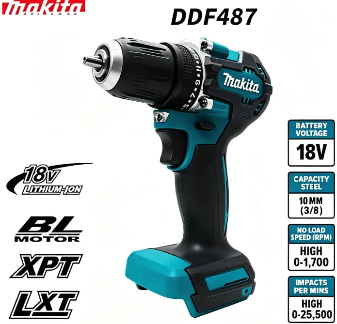 Makita Battery 18V Rechargeable, Large Capacity Battery, 9000mAh, 9.0Ah, Suitable for Angle Grinder Tool Battery 100% Original