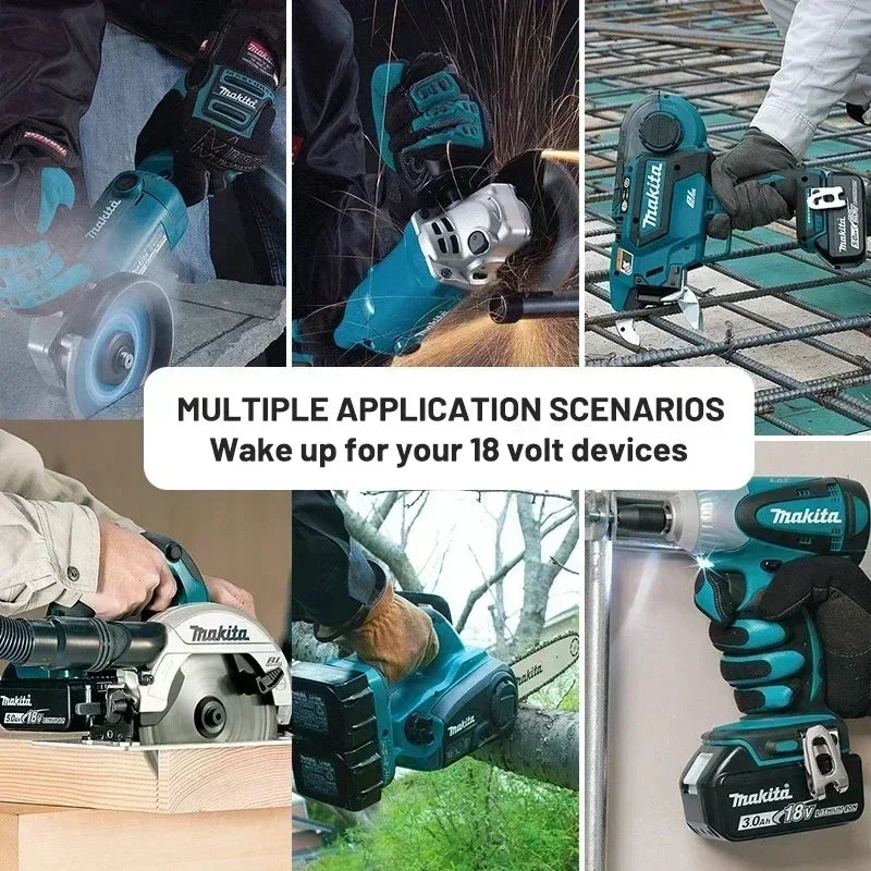 100%NewGenuine Makita 18V Battery Rechargeable Battery 3.0Ah🏆 BL1830B BL1840 BL1840B BL1850 BL1850B 18650 LXT400 Power Tool