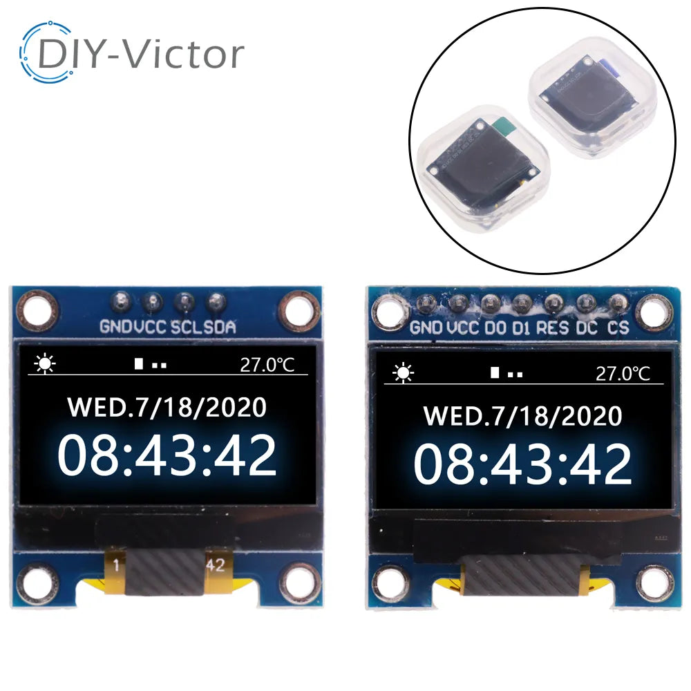 0.96 inch IIC Serial 4pin 7Pin White/Blue/Yellow OLED Display Module 128X64 I2C SSD1306 LCD Screen Board for arduino oled