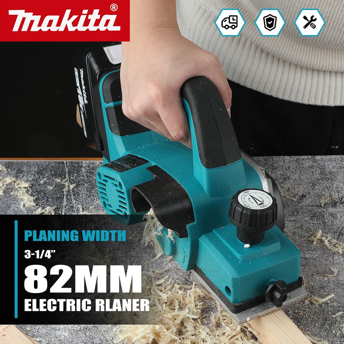 Makita Portable Woodworking Electric Planer 15000RPM Cordless Electric Router trimmer Wood Milling Engraving Slotting Power Tool
