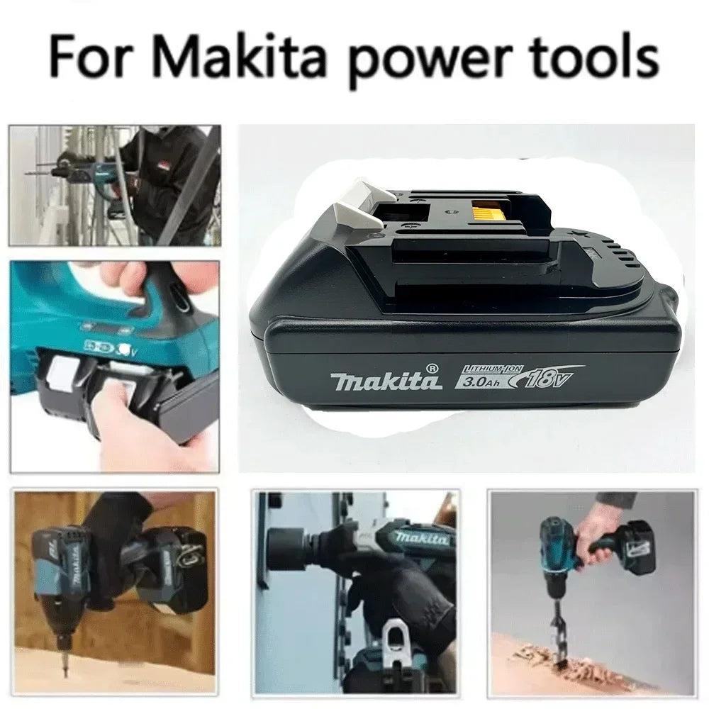 100%NewGenuine Makita 18V Battery Rechargeable Battery 3.0Ah🏆 BL1830B BL1840 BL1840B BL1850 BL1850B 18650 LXT400 Power Tool