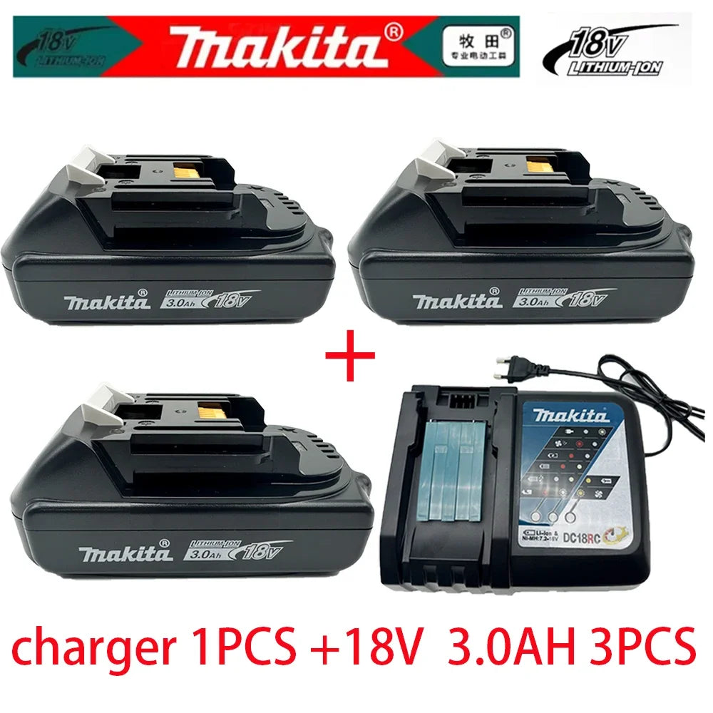 100%NewGenuine Makita 18V Battery Rechargeable Battery 3.0Ah🏆 BL1830B BL1840 BL1840B BL1850 BL1850B 18650 LXT400 Power Tool