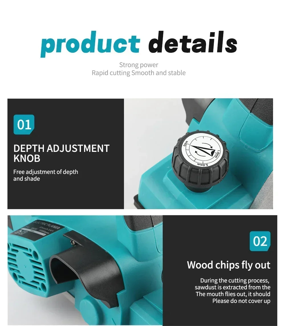 Makita Portable Woodworking Electric Planer 15000RPM Cordless Electric Router trimmer Wood Milling Engraving Slotting Power Tool
