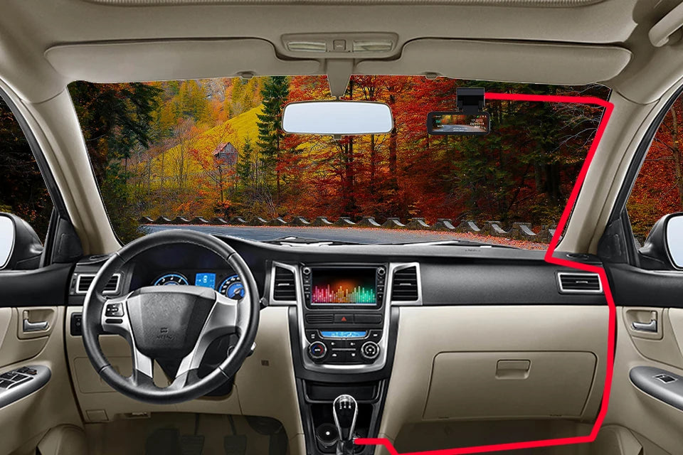 Dash Cam 4K UHD Recording Car Camera DVR Night Vision Video Recorder GPS Wi-Fi  Support Dual Lens Room 2.5K Rear View Camera