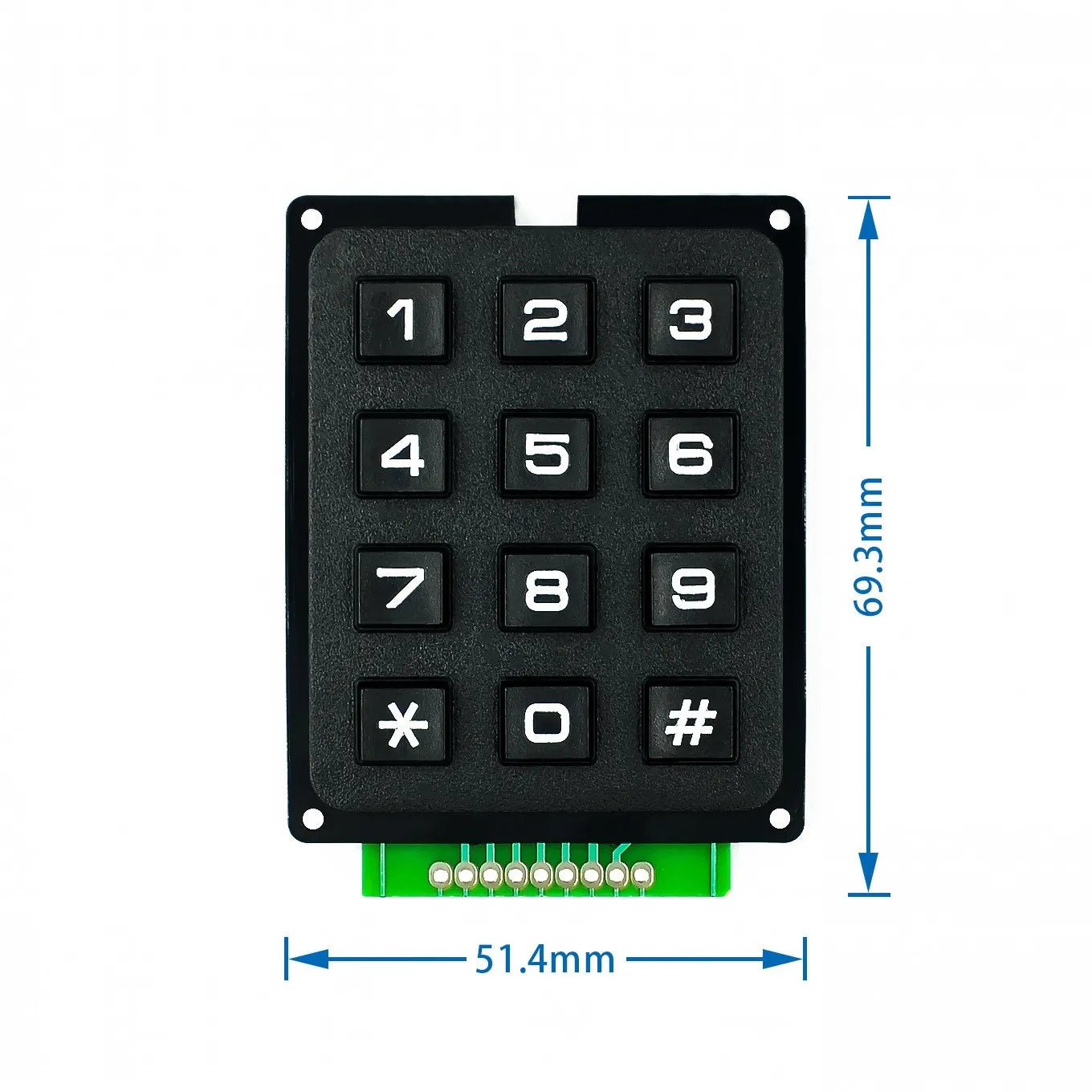 3*4 4*4 Matrix Switch Keyboard Keypad Array Module ABS Plastic Keys 4x4 3x4 12 16 Key Button Membrane Switch DIY Kit for Arduino