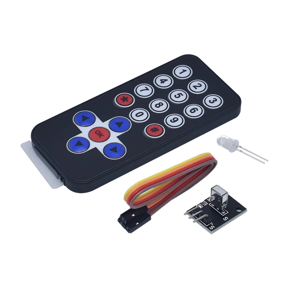 1LOT Infrared IR Wireless Remote Control Module Kits DIY Kit HX1838 For Arduino Raspberry Pi