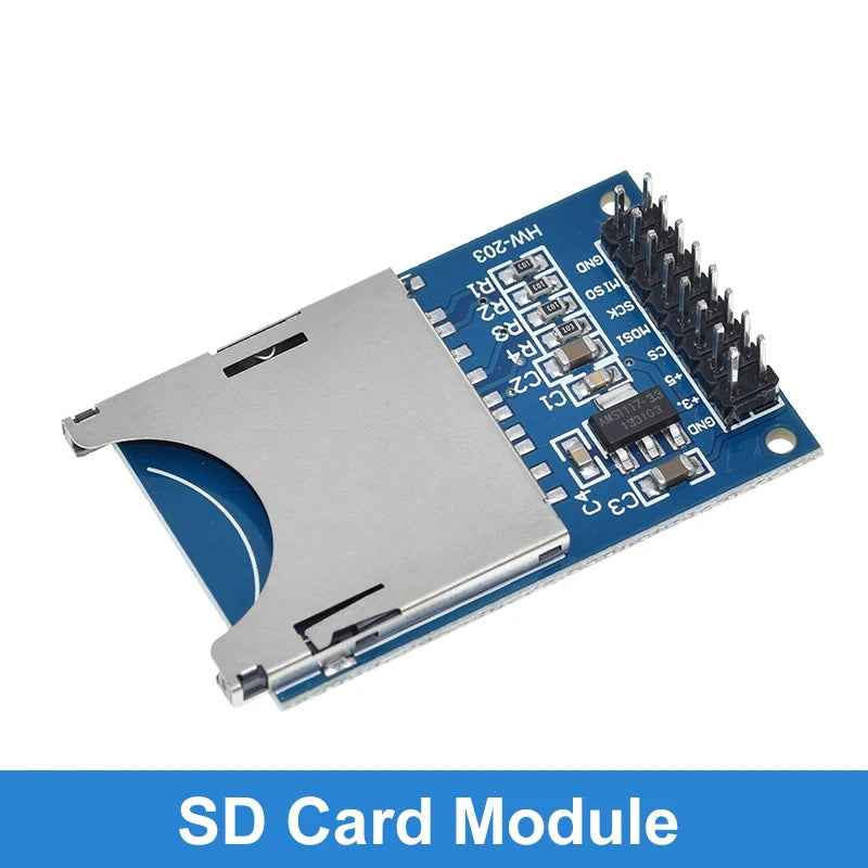 D1 Mini TF Card Module Micro SD Storage Expansion Board Mini Micro SD TF Card Memory Shield Module With Pins for Arduino ARM AVR