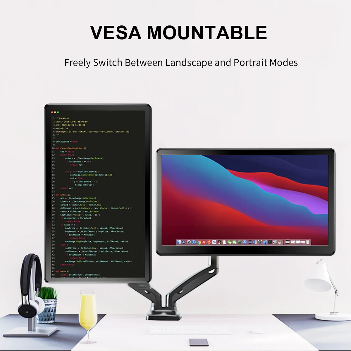 Unew 15.6 inch Touchscreen 1080P IPS Screen Speakers Industrial with 75*75 VESA HDMI DVI VGA For Raspberry Pi Laptop PC Phone