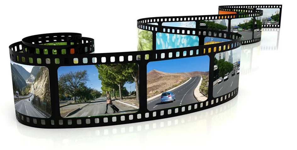 E-ACE 2K Car DVR WIFI GPS Stream Media Mirror Optional 1080P Car Video Camera Night Vision Loop Recording 24H Parking Black Box